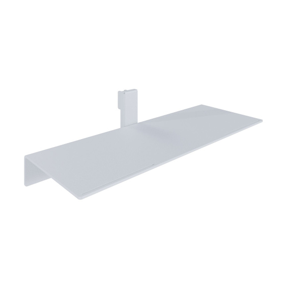stpos_ Полка для обуви 260х100мм, крепл. в стойку GLS.AR 065  Муар, белый