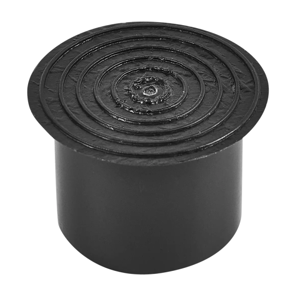 sk_Заглушка пластиковая трубки, внутренняя 25мм, Черный