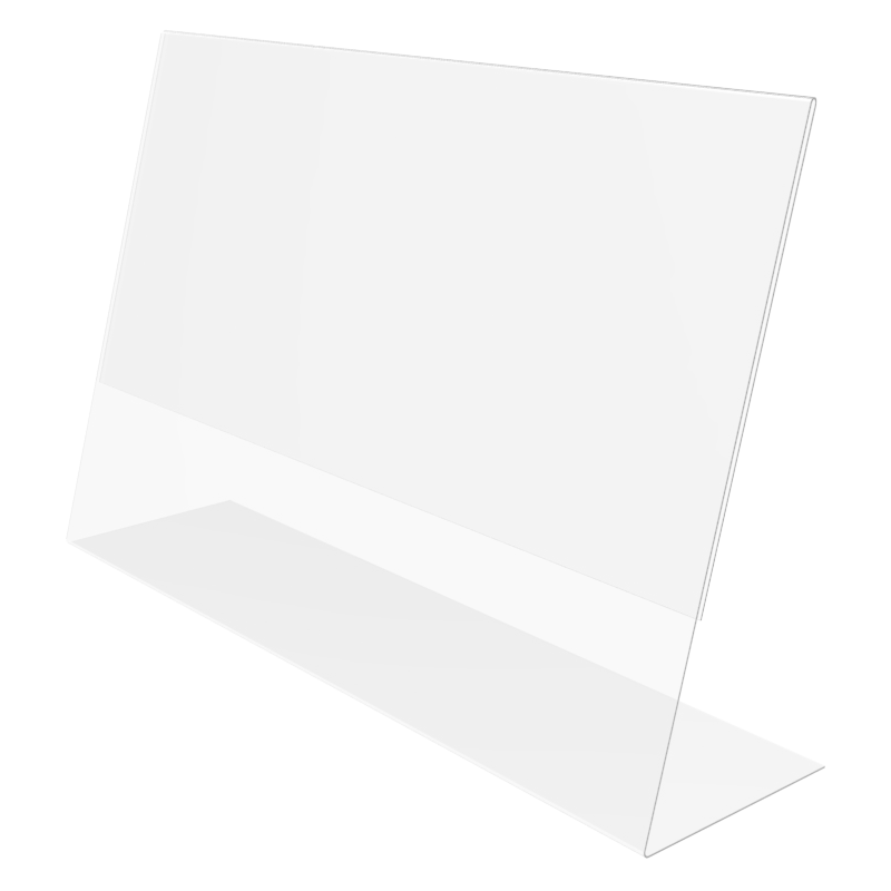 L-образные держатели ценника из ПЭТ