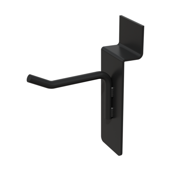 sk_Крючок для экономпанели одинарный, без наконечника 50мм, d5, Черный