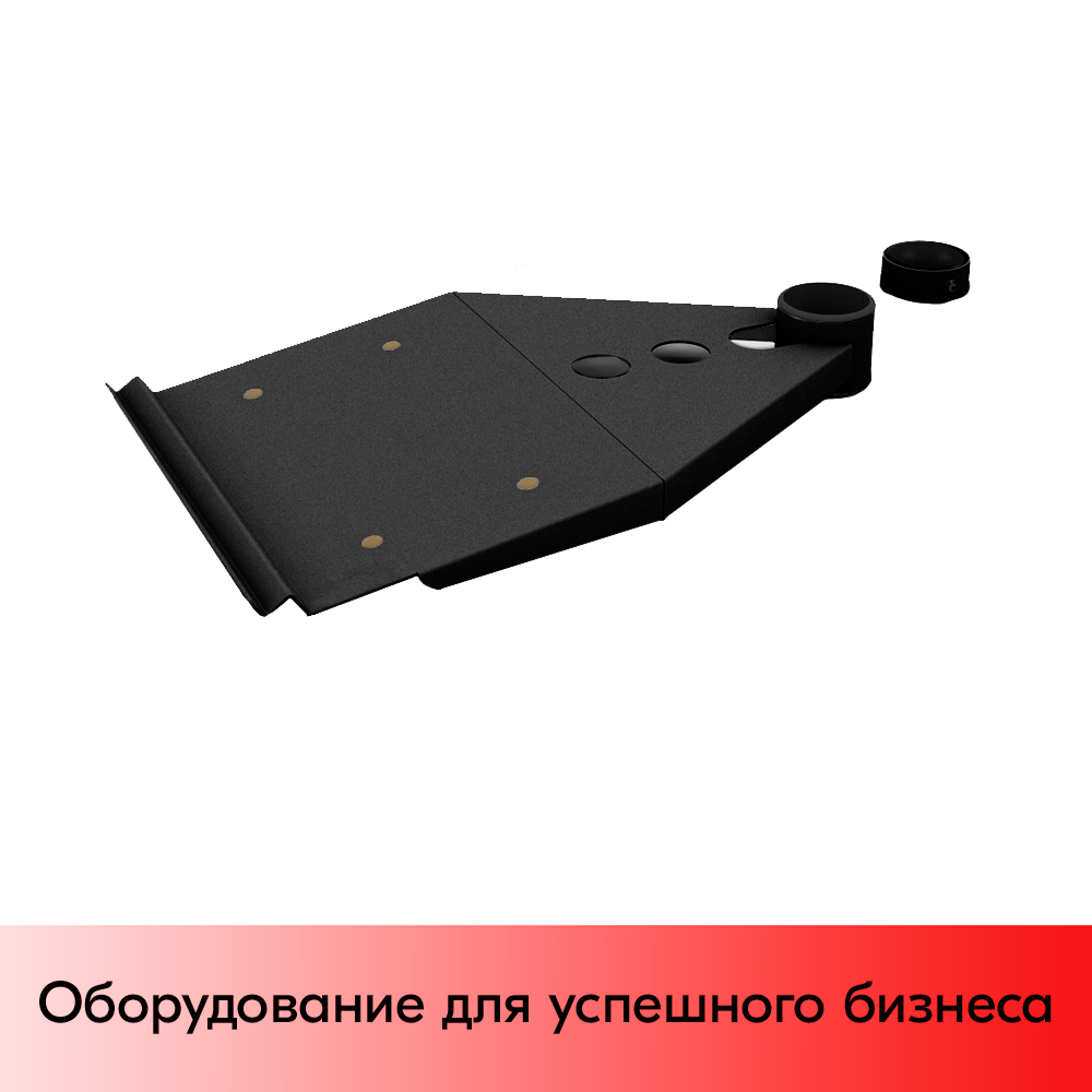 01_Полка для клавиатуры 160 мм, Муар, RAL9005 Чёрный