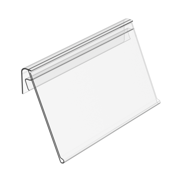 stpos_Ценникодержатель для крепления на корзины из металлических прутьев KE60 длина 100мм