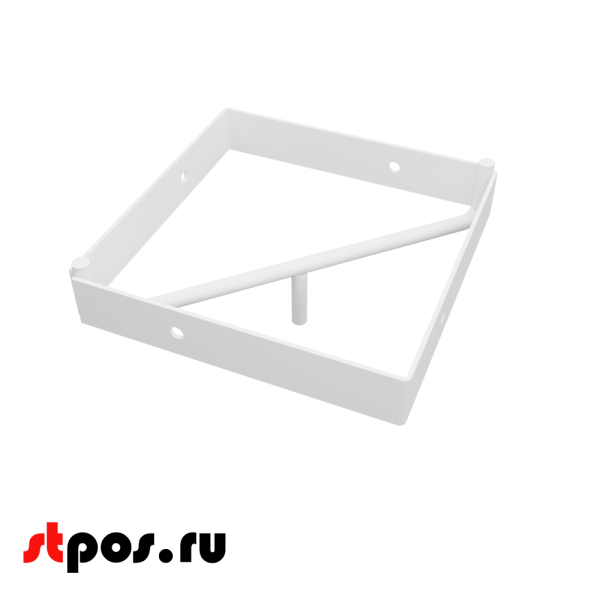 00_Квадрат нижний 144 ячейки для крепления дисплеев, RAL9016, Белый