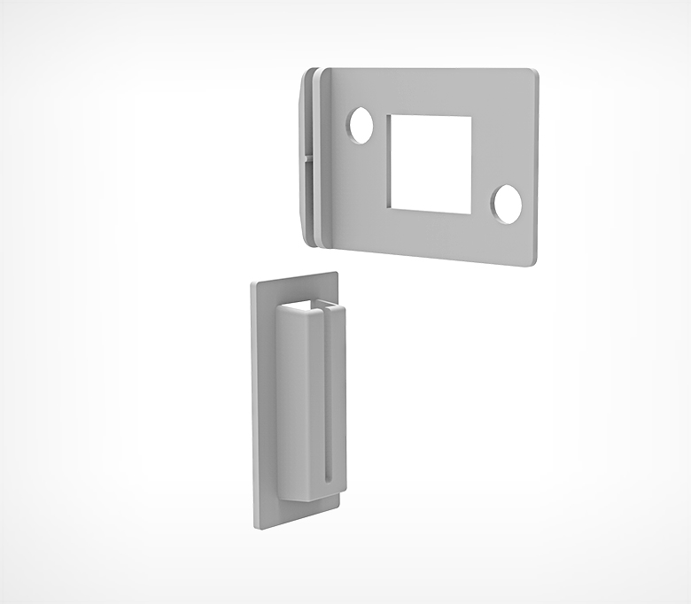 02_Держатель картонной полки съемный CORR-A-CLIP