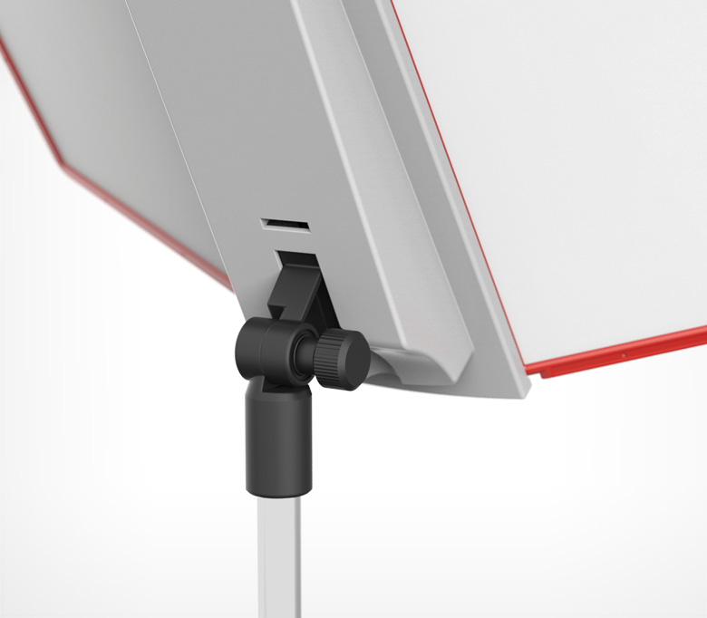 02_Основание для НАПОЛЬНОЙ перекидной системы формата А4 на 10 рамок DATALINE-F