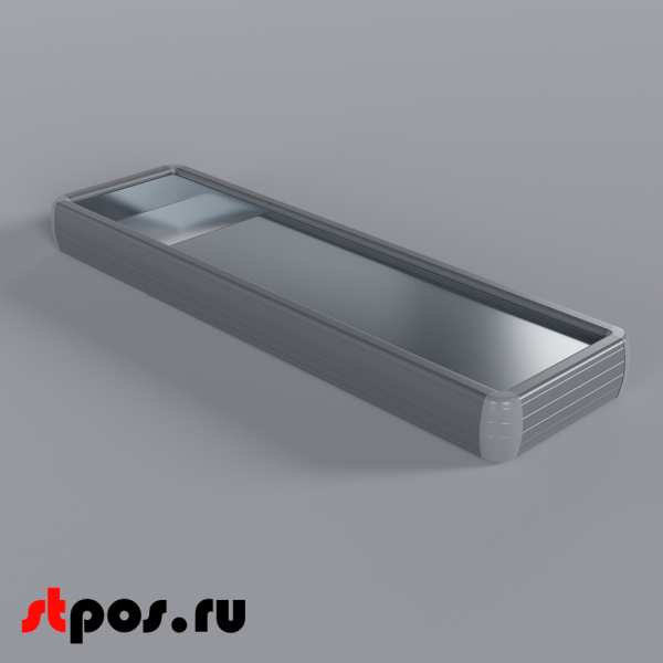 00_Рабочая поверхность для кассового бокса МИНИМАРКЕТ, узкий накопитель, длина 1500мм