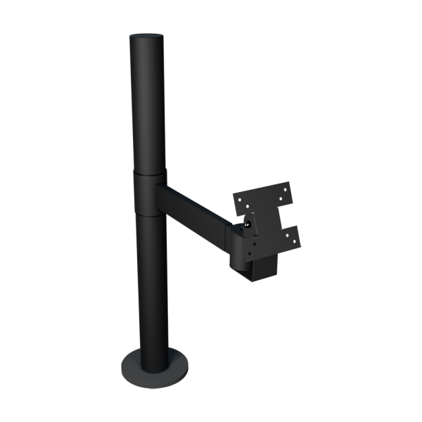 sk_НАБОР Стойка с кронштейном для монитора (вынос 250 мм), Муар, RAL9005 Черный sk_НАБОР Стойка с кронштейном для монитора (вынос 250 мм), Муар, RAL9005 Черный