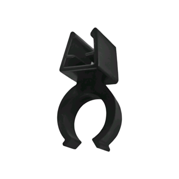 sk_Клипса для крепления пластиковых рамок на трубах 17,5мм, JOKER CLIP, Черный