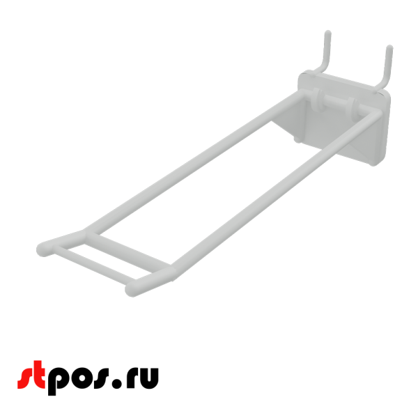 00_Крючки для крепления в перфорацию 4-6 мм HOOK-MP5 (двойной), 200 мм, Белый