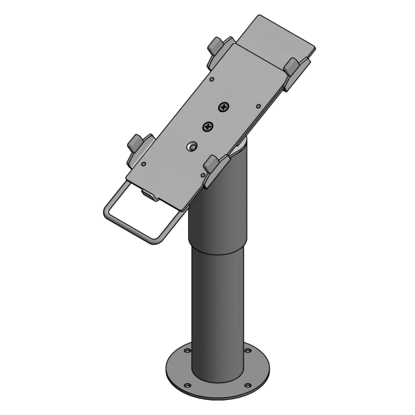 sk_Кронштейн-подставка для пин-пада (банковского терминала) настольная, RAL 2004, Оранжевый