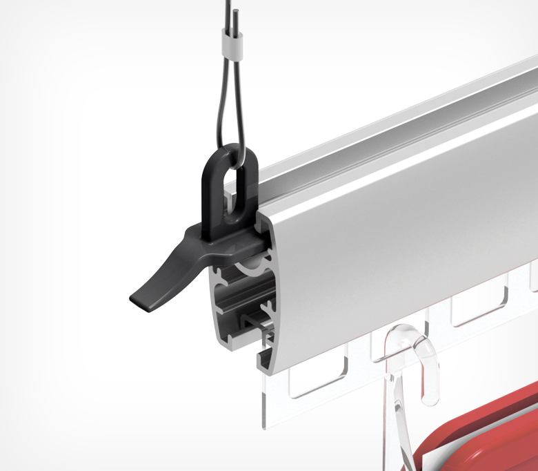 03_Петля пластиковая для подвешивания UNI-LOOP-P, Черный