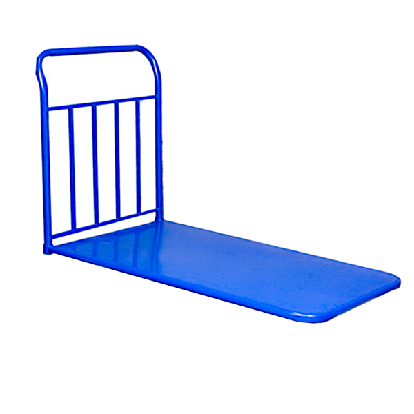 stpos_Тележка грузовая платформенная ТП-2 до 300кг, 600х900мм, крашеная, Синяя (без колес)