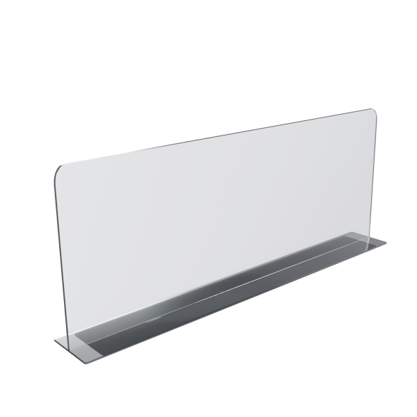 sk_Разделитель высотой 150 мм на Т-основании DIVT-150-TM, длина 380 мм с магнитным скотчем, без канта