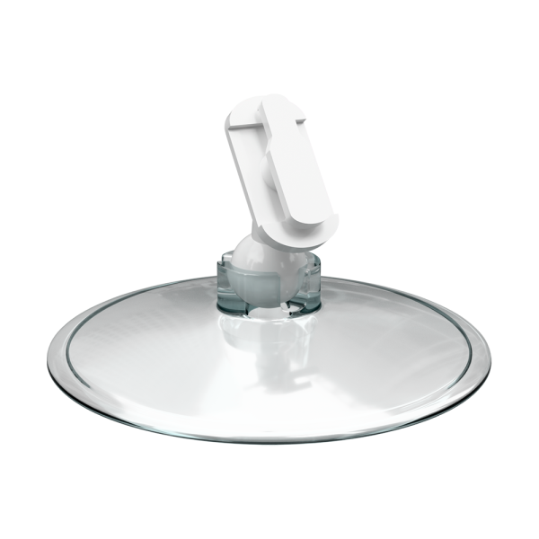 sk_Держатель рамки TECHNO ROUND BASE-VL 50мм, ножка   0мм, Прозрачный