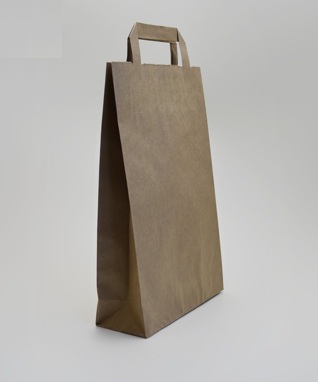 02_Крафт пакет 220х330x80 мм, Бурый, Набор 20 шт.