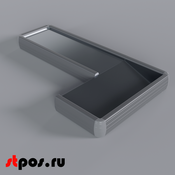 00_Рабочая поверхность для кассового бокса МИНИМАРКЕТ PLUS XL, широкий накопитель, длина 1900мм