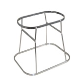 Подставка для покупательской корзины DELUX 12 л ХРОМ