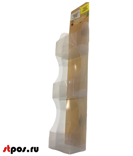 1_Подвесной стрип-холдер с 4 ячейками 186х94х160 мм