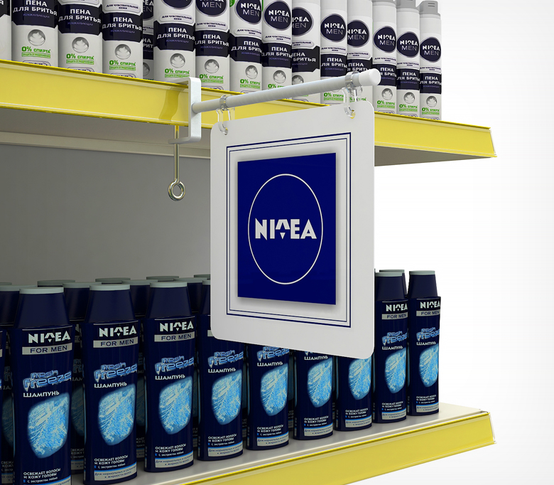 02_Держатель вывески с пластиковыми крючками CLAMP –TUBE-I-H