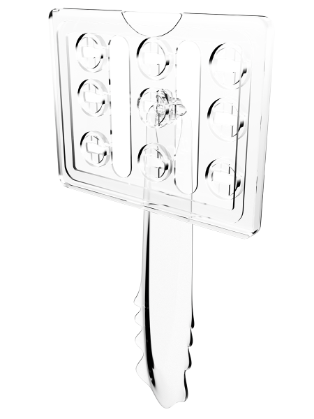 sk_Рамка ТЕХНО А7 прозрачная, прозрачный держатель TECHNO STICK-ICE