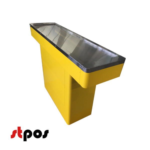 1_Кассовый бокс МИНИ-МИНИ 1300х350х870 мм.без тумбы кассира, прямая столешница. 1_Кассовый бокс МИНИ-МИНИ 1300х350х870 мм.без тумбы кассира, прямая столешница.