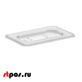 Крышка для гастроёмкости GN1/9 из поликарбоната 176х108, прозрачная