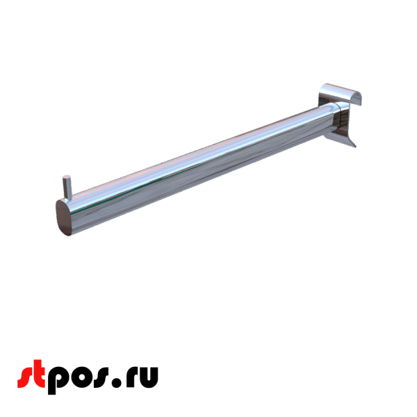00_Кронштейн прямой (усиленный зацеп) 340мм, хром