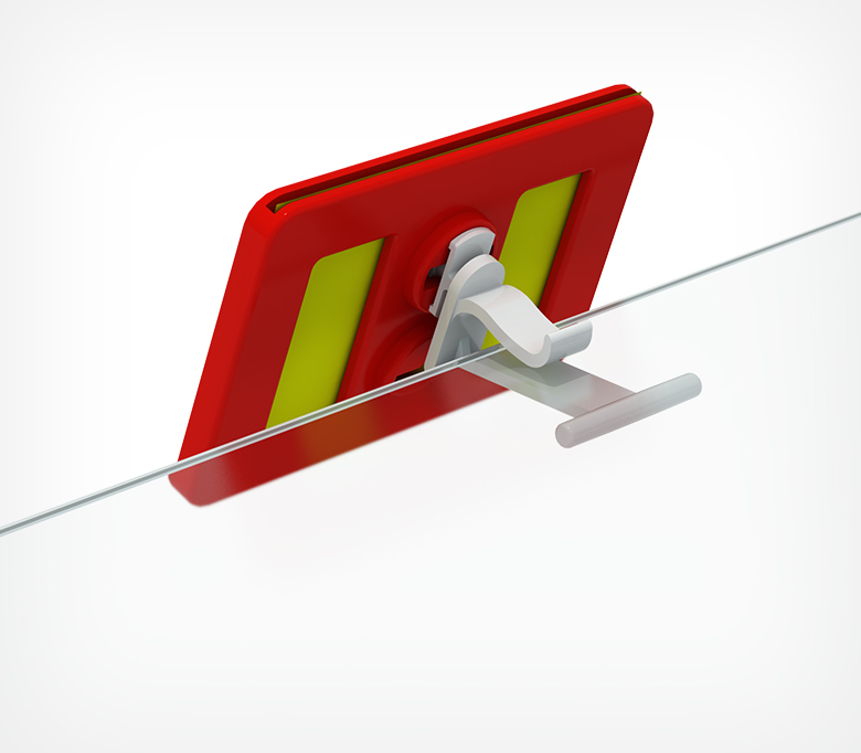 3_Универсальная клипса - задняя опора рамок ТЕХНО МИНИ TECHNO SUPPORT CLIP