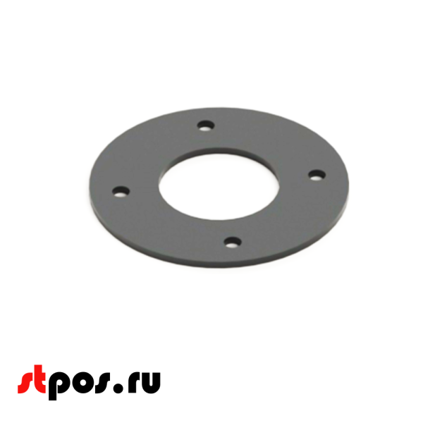 00_Стабилизатор круглый, металлический. D100 мм, для стоек 51 мм или 40 мм, RAL7024, Угольно-серый