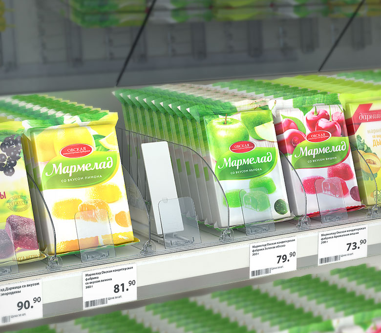 05_Пружинный толкатель наклонный 44х132 мм FORTA GROSSA-4 7-11N, с н.о 60х65 мм, 7-11 ньютонов, 385 мм