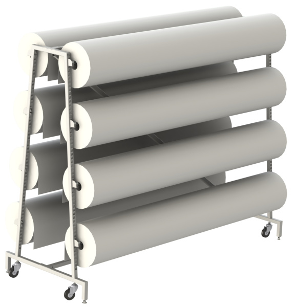 01_Стеллаж мобильный для рулонных материалов 600х2000х1500 мм
