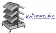 Стеллаж для косметики в работе у «Нордика»