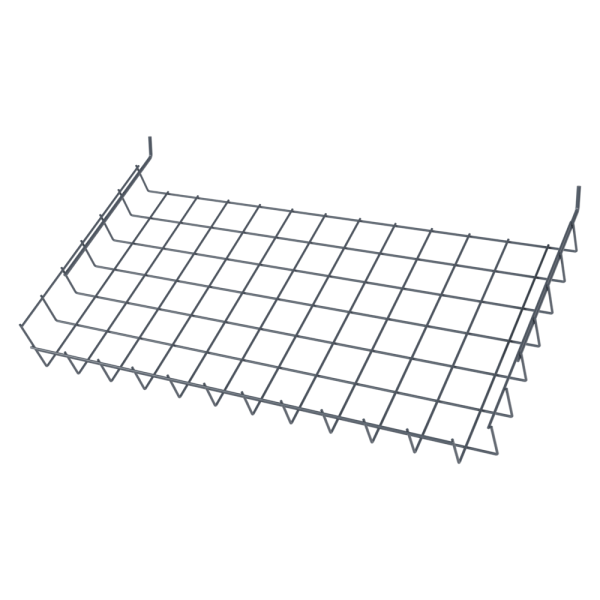 sk_Полка наклонная для перфорации ПФ-625, 70х625х320мм, угол наклона 35°, Глянец, RAL7024 Серый