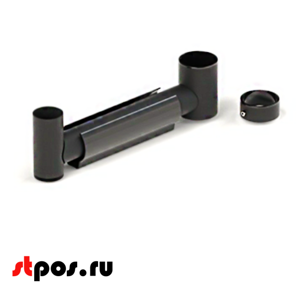 00_Рукав фиксированный 250 мм, d51 мм, RAL7024, угольно-серый