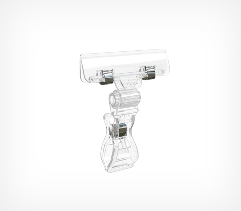 1_Ценникодержатель на прищепке универсальный с широким зажимом FX-GRIP-ML