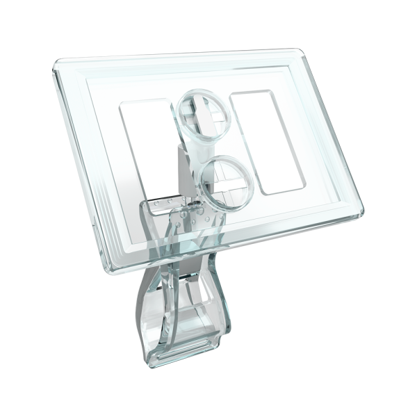 sk_Рамка ТЕХНО А8 прозрачная, прозрачный держатель TECHNO FX-CLIP