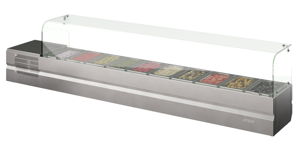 Витрина для вкусных пицц