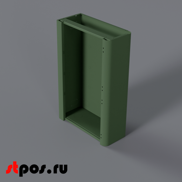 00_Тумба для кассового бокса МИНИМАРКЕТ и МИНИМАРКЕТ PLUS, RAL6003, Зеленый