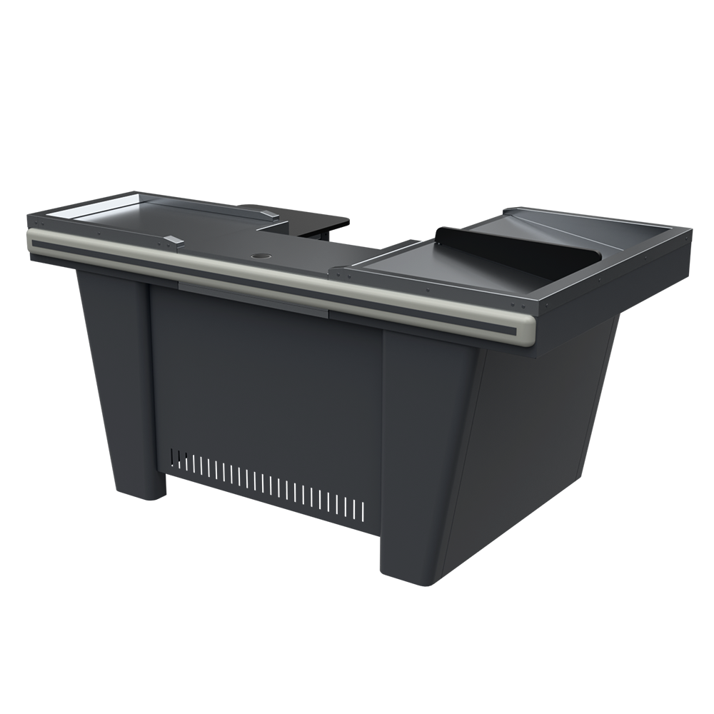 sk_2_Кассовый бокс Stream-XL-180 v3.0 (шлиф.нерж,выр.ДЯ FT,МК 2Т,шир.нак), Шагрень, RAL7024 Серый,Правый