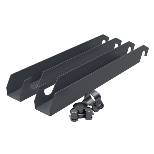 sk_2_Держатель для рулонных материалов 30град.300мм (лев+прав) на штангу 30х15,Муар,RAL7024 Серый,спеццв