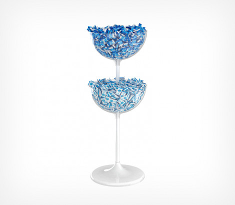 02_Дисплей UNIBOWL-TOWER-24, 24 л и 24 л, Белый