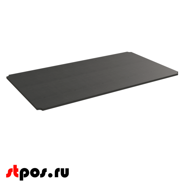 00_Полка ЛДСП 1160х630 мм стола для распродаж, Черный графит Egger