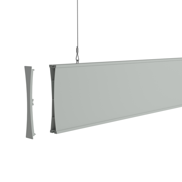 sk_Подвесной профиль PRICEBOARD А5, длина 1000 мм, цвет серый