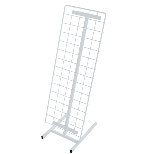 04_КОМПЛЕКТ Стенд настольный с сеткой 700х250 мм, RAL9016, Белый