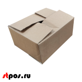 Гофроящик (коробка) 225х170х100мм, Т23, Бурый