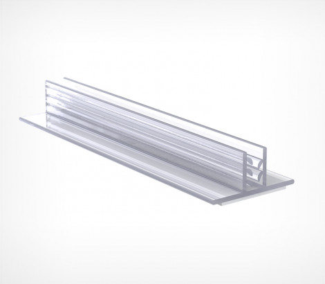 01_Угловой захват cамоклеящийся на вспененном скотче SGT-25, 25х25,25х75 мм, Прозрачный