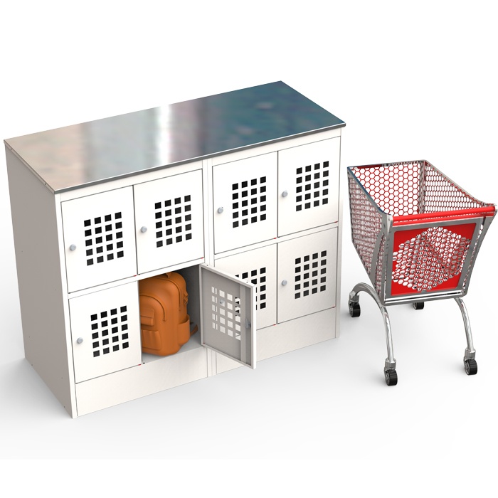 03_Шкаф сумочная со столешницей 8 ячеек