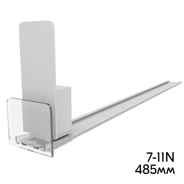 sk_Пружинный толкатель 40х100 мм FORTA MAGNA-2 7-11N, с ограничителем 55х56 мм, 7-11 ньютонов, 485 мм