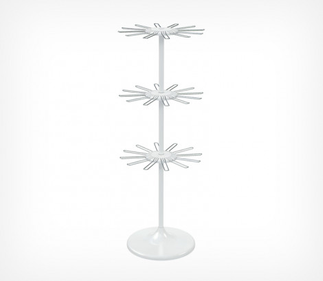 01_Дисплей UNIBOWL-HP-3, 3 держателя, 36 крючков, Белый