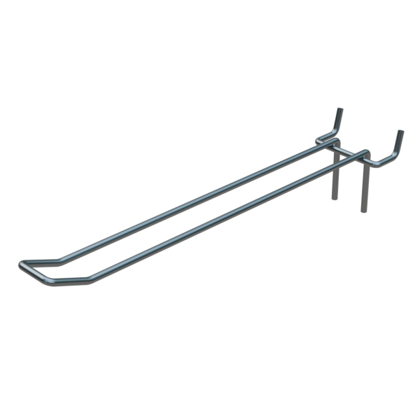 sk_Крючок для перфорации двойной, 250мм, d4мм, Шаг 50мм, Цинк
